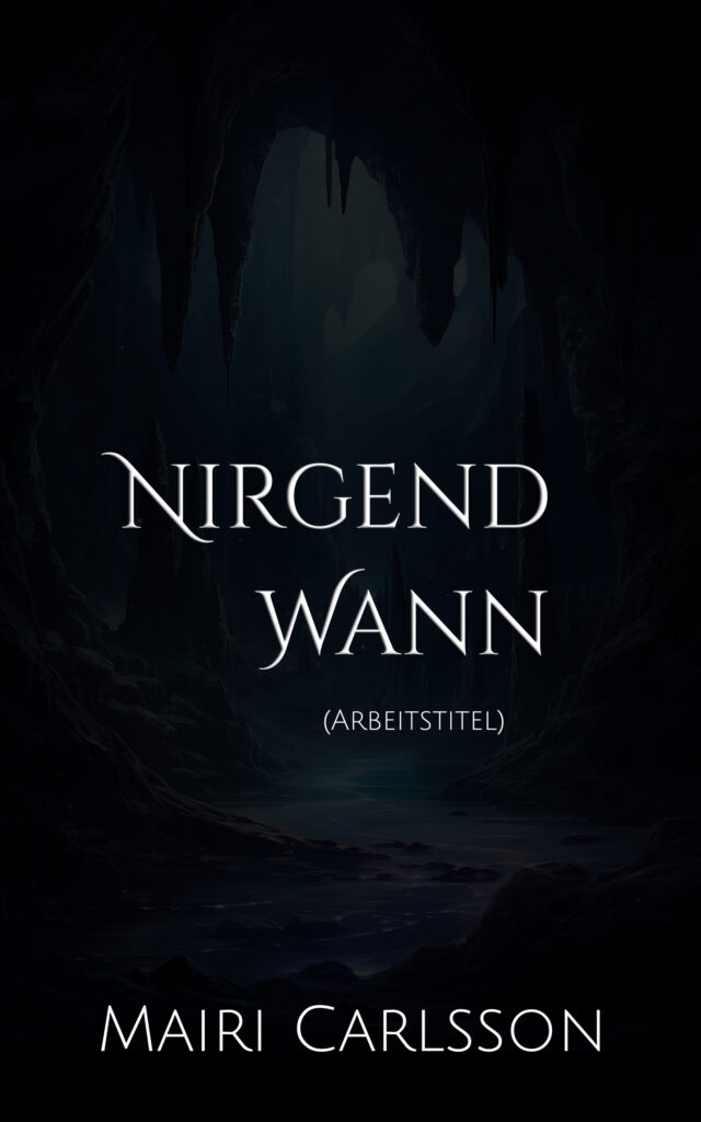 Dark Urban Fantasy Roman Cover "Nirgendwann"