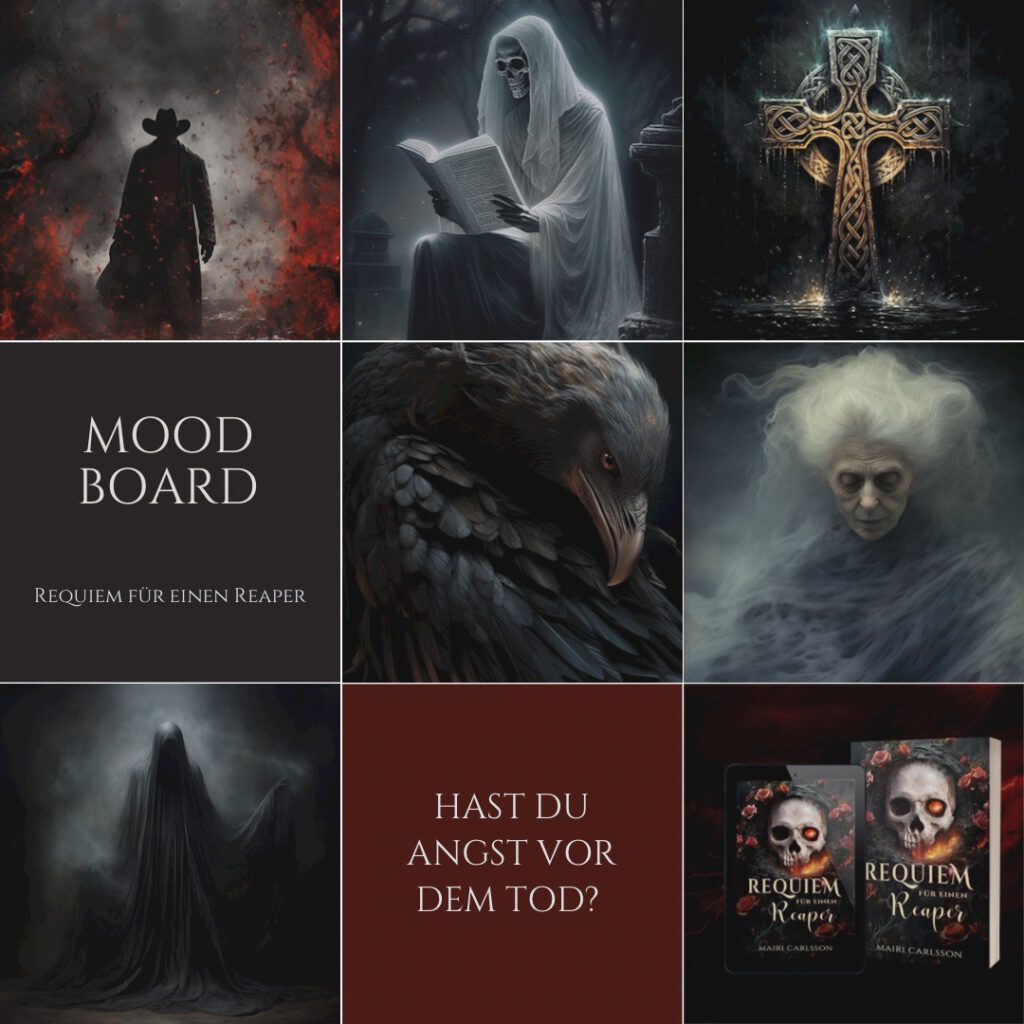 Dark Fantasy Roman "Requiem für einen Reaper" - MoodBoard