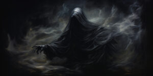 Phänomen Shadow People, schwarze Schattengestalt