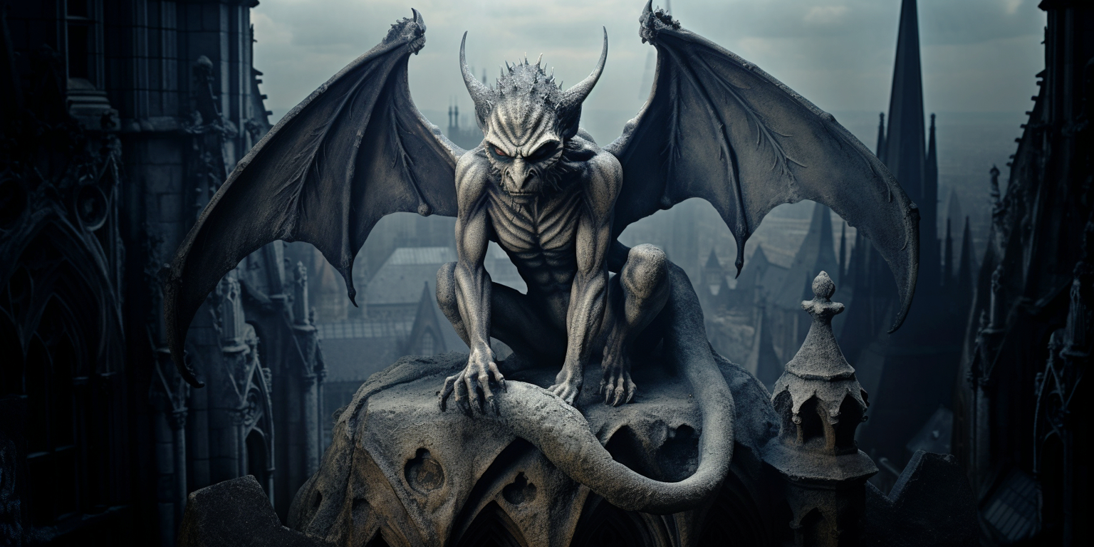 Gargoyles auf Notre Dame (KI)