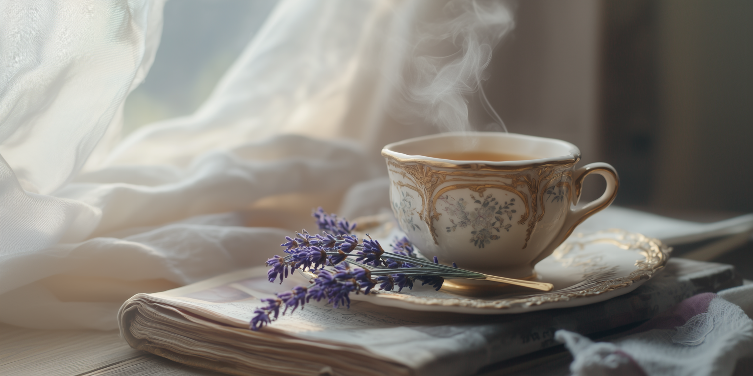 Madame Mercers magischer London Fog: Mehr als nur ein Earl Grey Tee 3 London Fog Teerezept dampfende Teetasse Lavendel