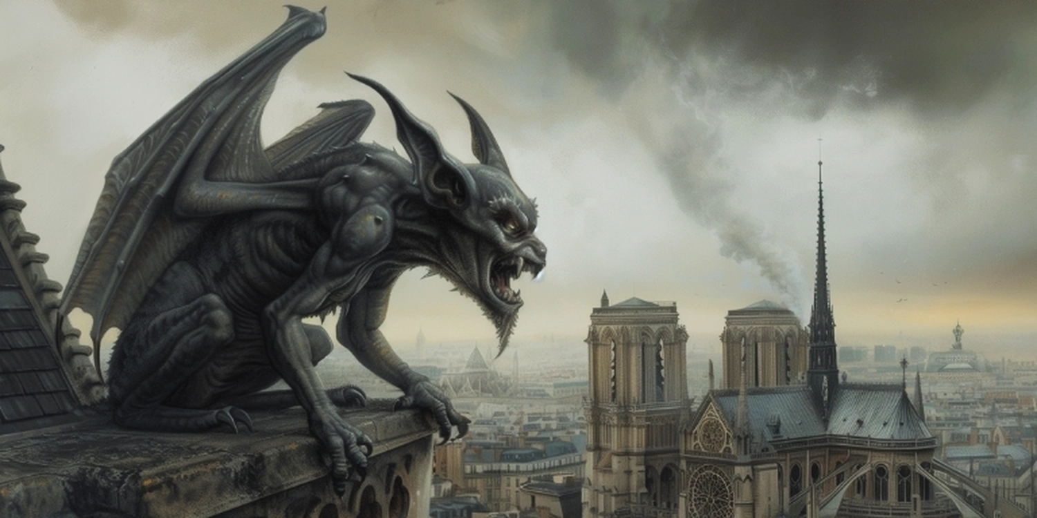Die Arie des Gargoyle Grimsley | Fantasy-Quickie 1 Gargoyle über Notre Dame