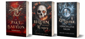 3 Buchcover Fantasy-Romane Mairi Carlsson
