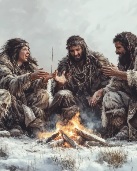 Social Media – Wie Barbaren Aufmerksamkeit sammeln 1 Barbaren um Feuer, Social Media Selbstdarstellung