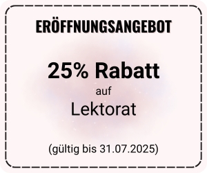 Anderswelt-Lektorat 2 Eröffnungsangebot Lektorat