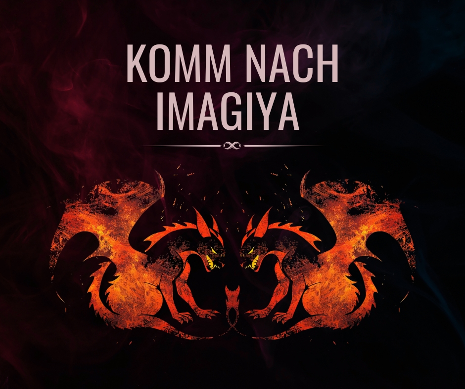 Imagiya Teaser mit zwei Gargoyles
