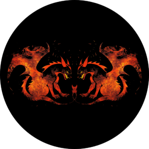 IMAGIYA 1 zwei rote Drachen