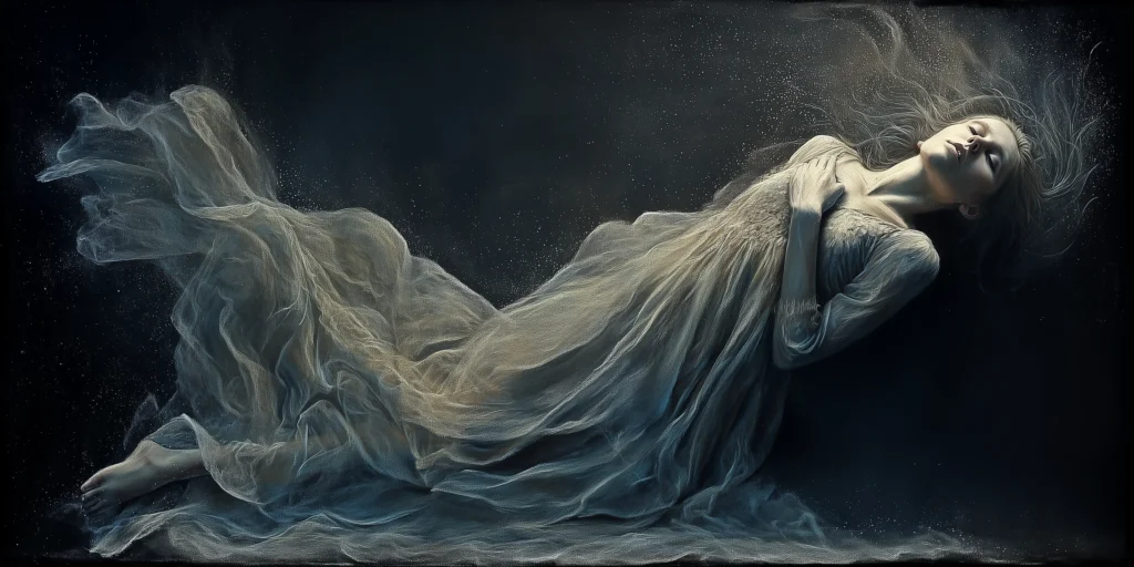 die seele verlässt den körper, symbolbild für astralreise und unabhängiges bewusstsein