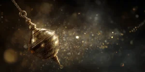 altes goldenes pendel der grenzwissenschaft
