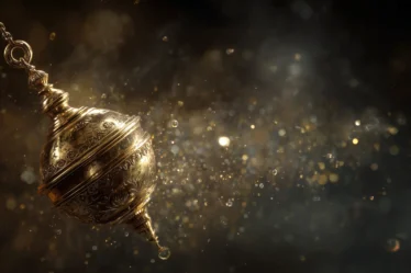 altes goldenes pendel der grenzwissenschaft