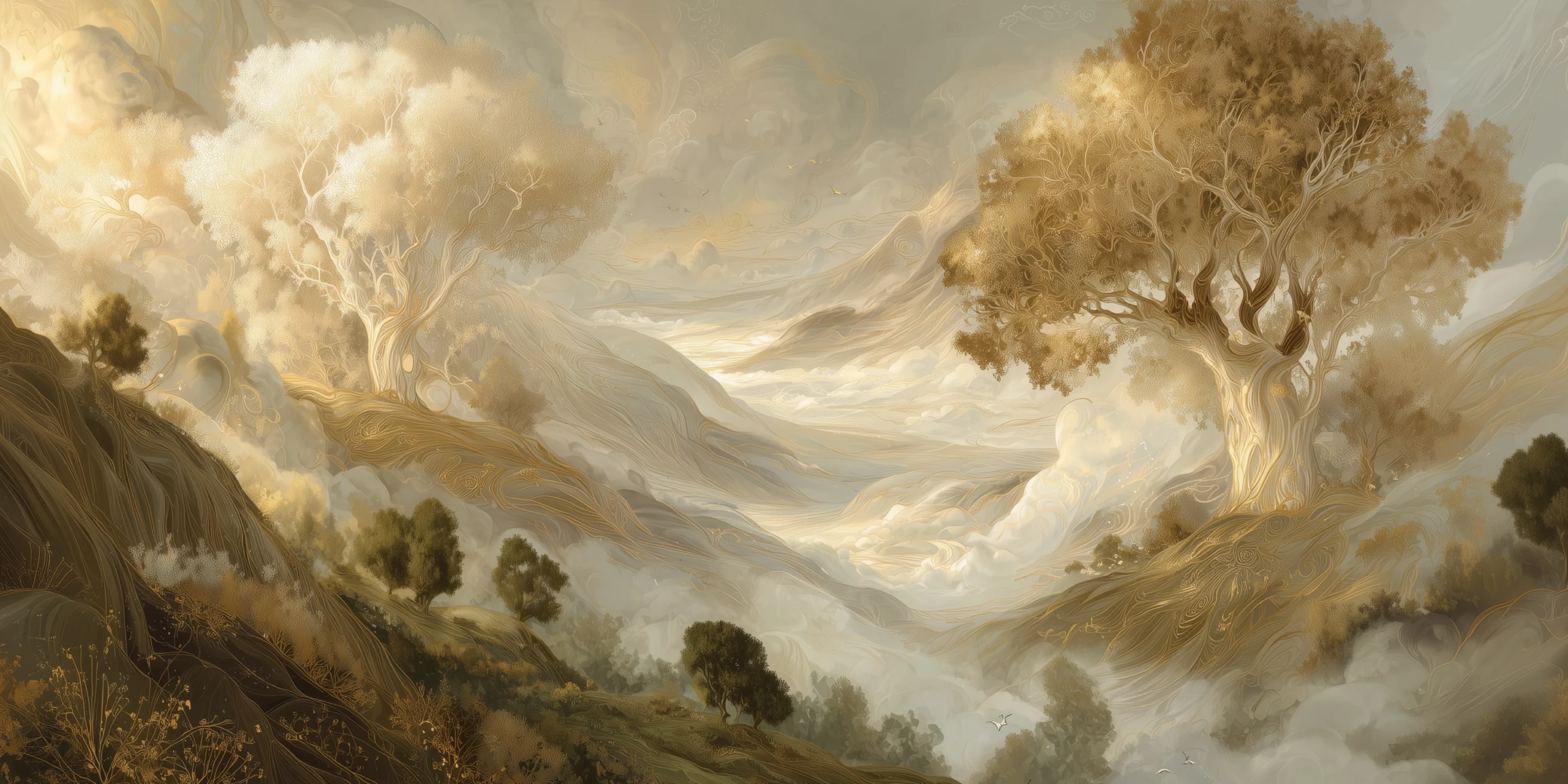 Schöpfungsmythen: Tolkiens goldener und silberner Baum Telperion und Laurelin